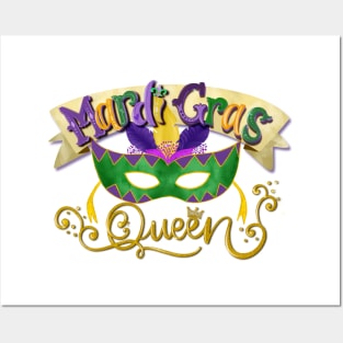 Mardi gras queen Posters and Art